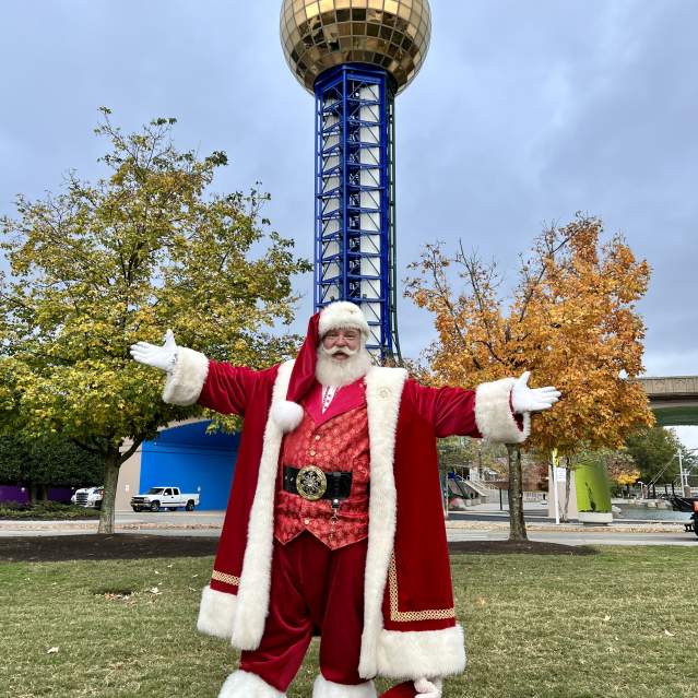 Santa at the Sunsphere