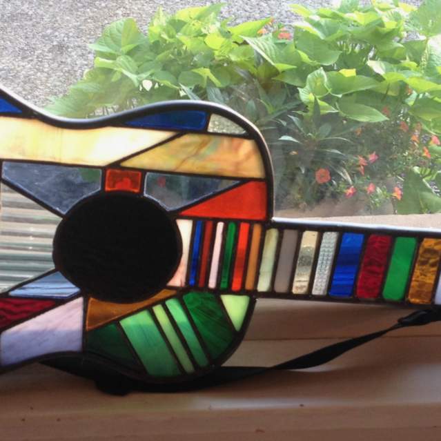 Stained Glass Guitar