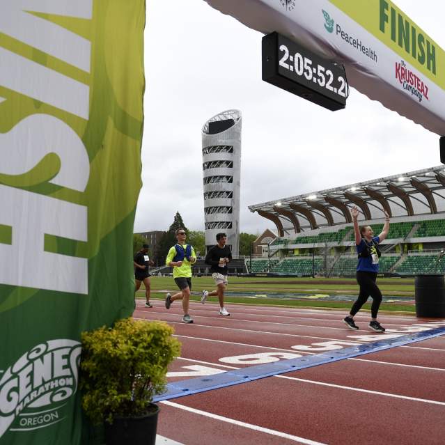Eugene Marathon Finish