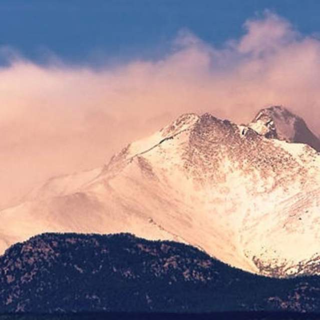 Paragliding by Long's Peak