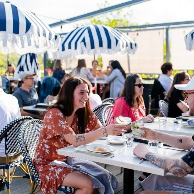 Patio dining
