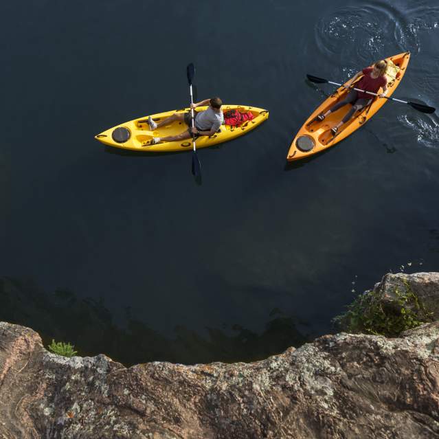kayaking inks lake branded
