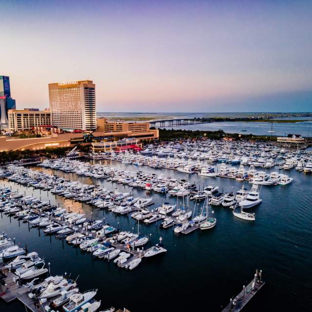 View of the Atlantic City Marina