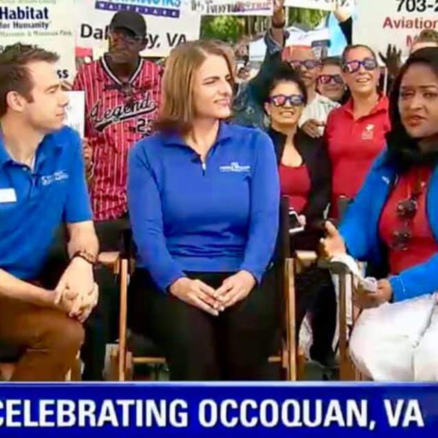 Interviews during Fox 5 DC Occoquan Zip Trip