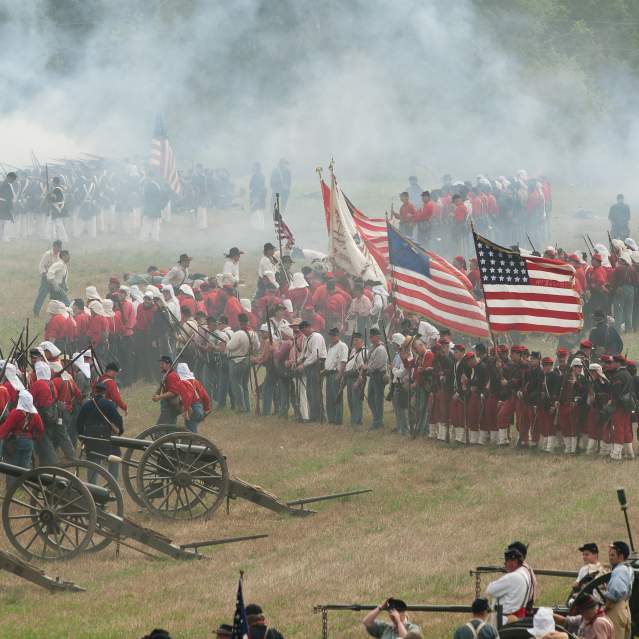Civil War reenactment