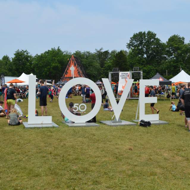 Tough Mudder Love sign