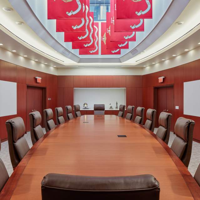 Executive meeting room at the National Museum of the Marine Corps