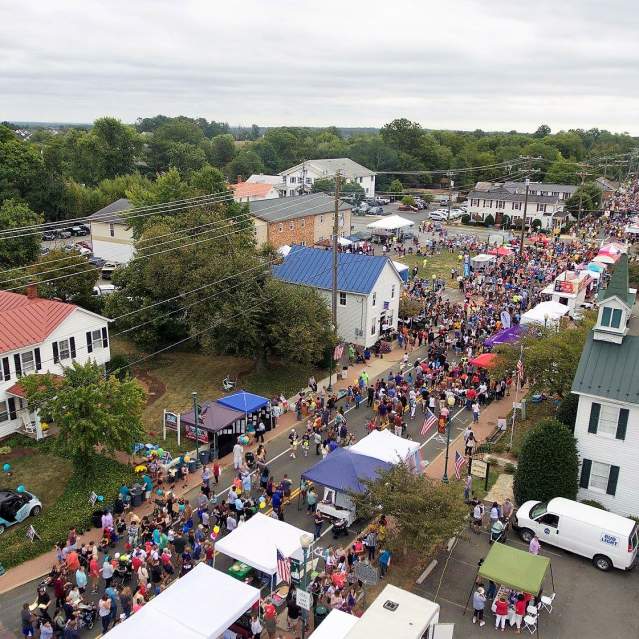 crowds of people in the streets celebrating Haymarket Day