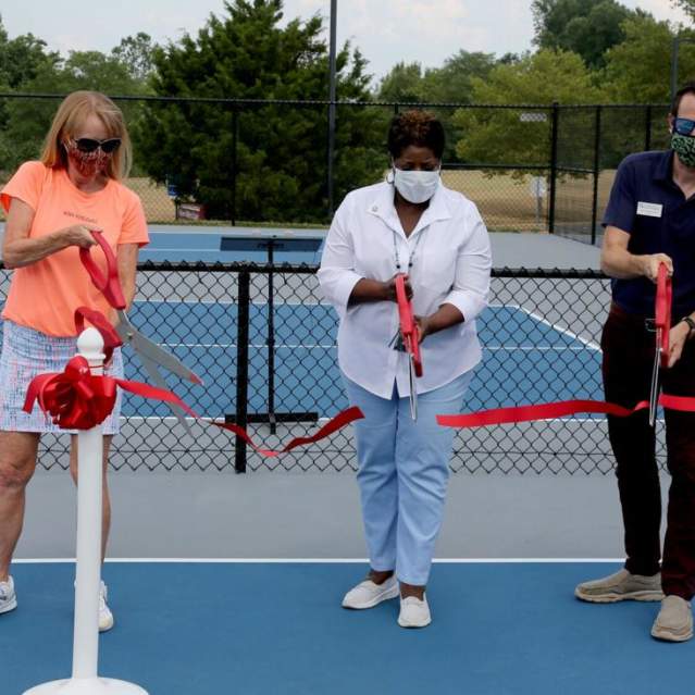 New Pickleball Courts Open at Ferlazzo Building