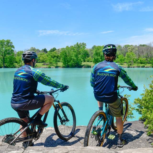 Biking at Quarry Park