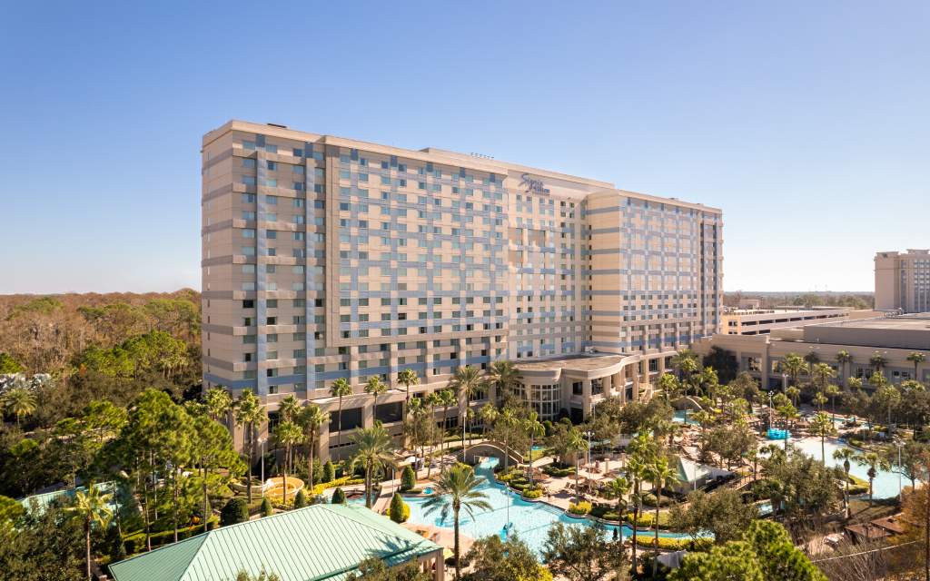 Daytime exterior of Signia by Hilton Orlando Bonnet Creek