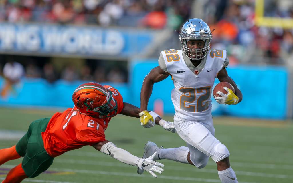 Florida Blue Florida Classic football game featuring Florida A&M University and Bethune-Cookman University