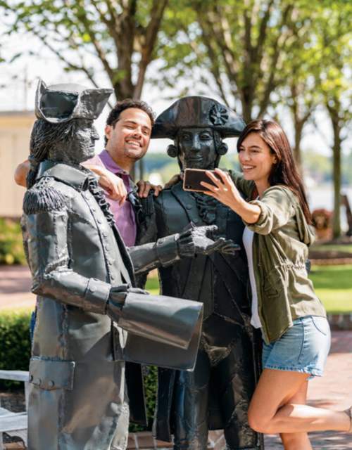 Four Heroes Statue at Riverwalk Landing