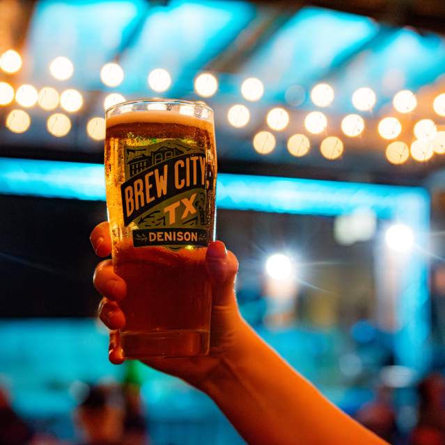 Brew City glaass captured at a local resturant/bar in Denison, Texas