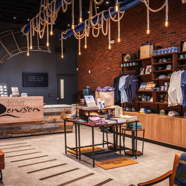 Interior view of the Discover Denison Visitor Center in Downtown Denison