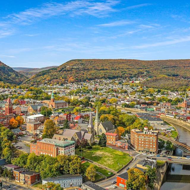 Cumberland-City-Aerial-Fall-Cumberland-MD