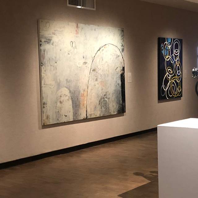 inside amarillo museum of art gallery in amarillo,texas