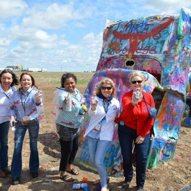 Cadillac Ranch - Group Picture
