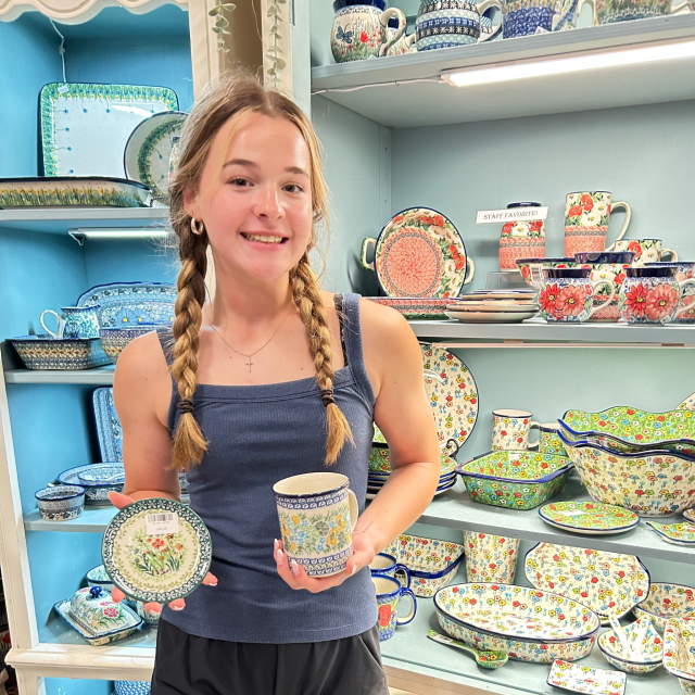 Johanna with her polish pattern