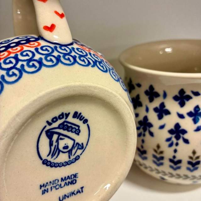 Lady Blue at More Polish Pottery