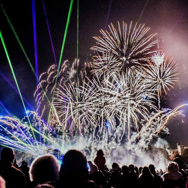 Alton Towers Fireworks