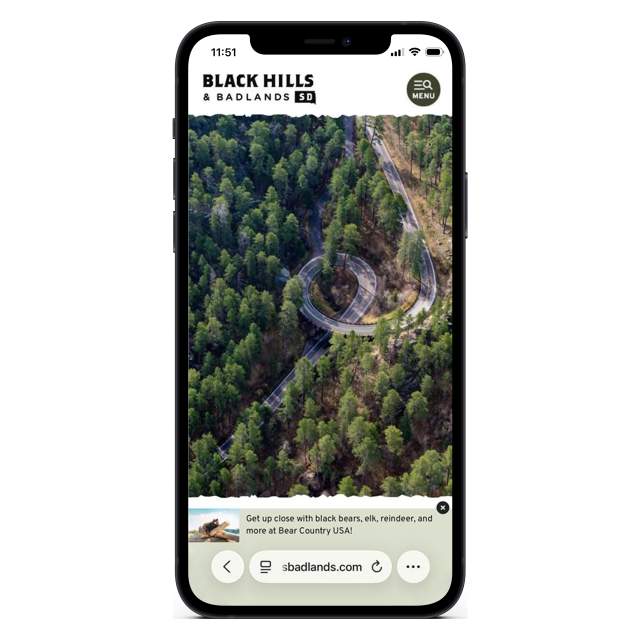 Mobile Footer Mockup