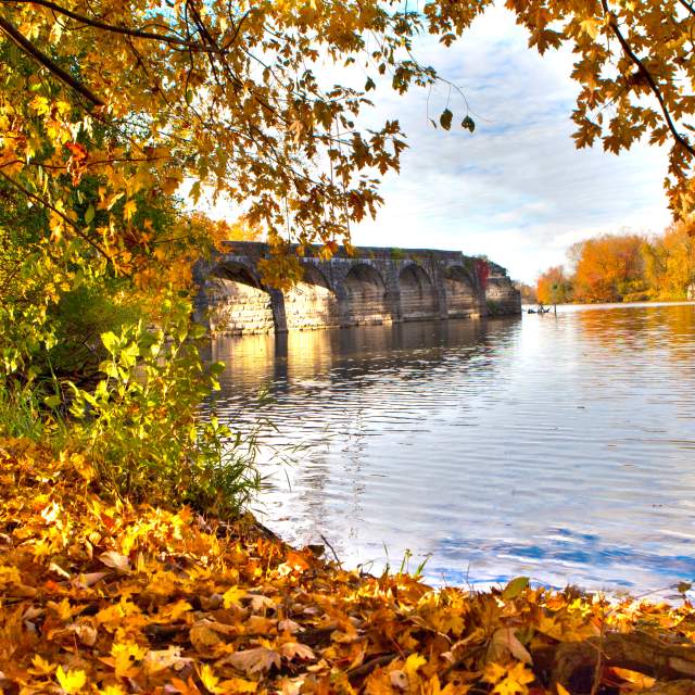 Fall at the Richmond Aqueducts in Cayuga County