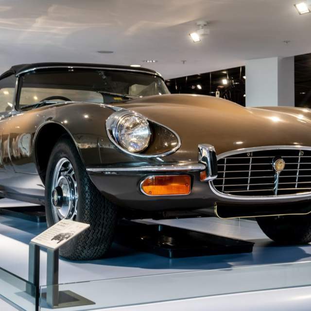 Old car at Coventry Transport Museum