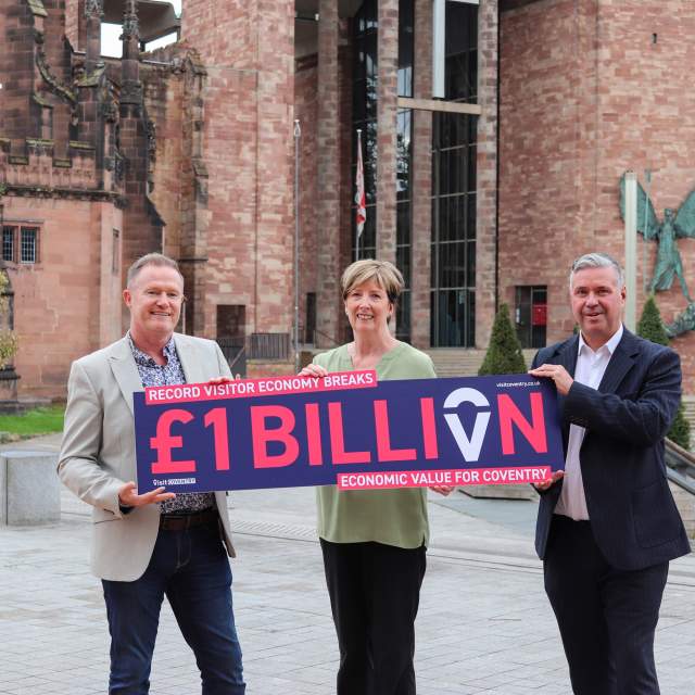 Record-breaking impact as Coventry’s visitor economy hits £1 billion