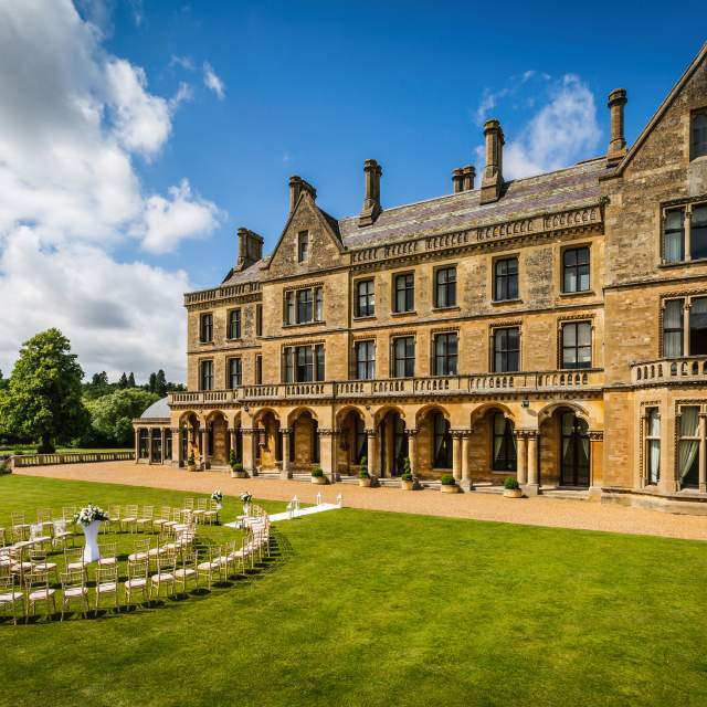A wedding at Walton Hall, Warwickshire