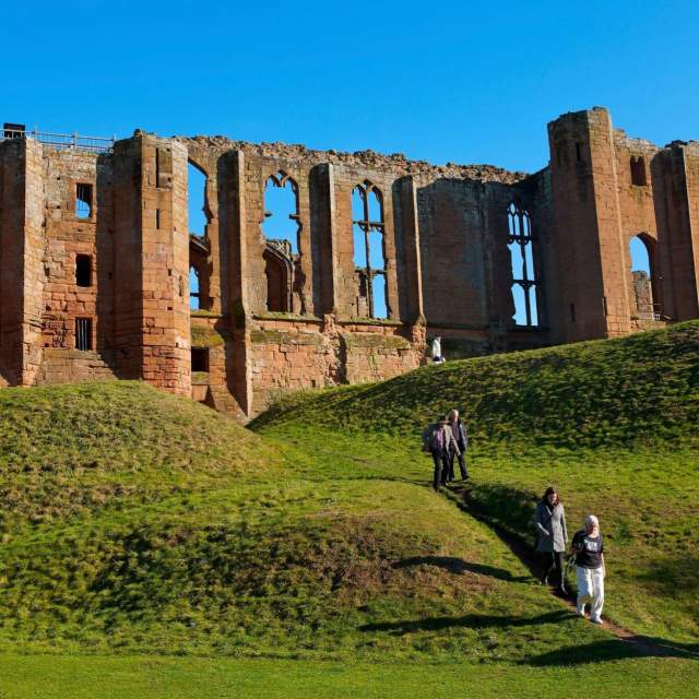 An external view of Kenilworth Castle