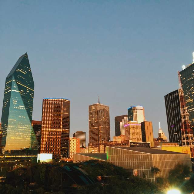 Dallas Skyline Dusk