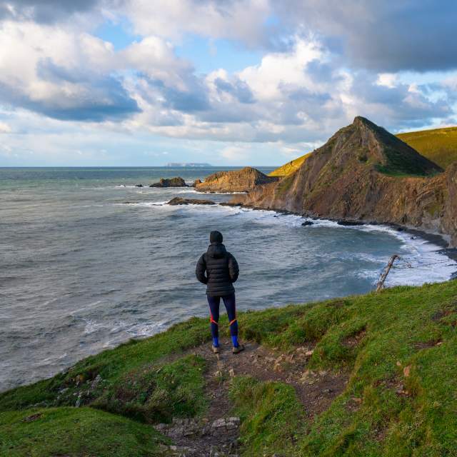 hartland, coast view, north devon,