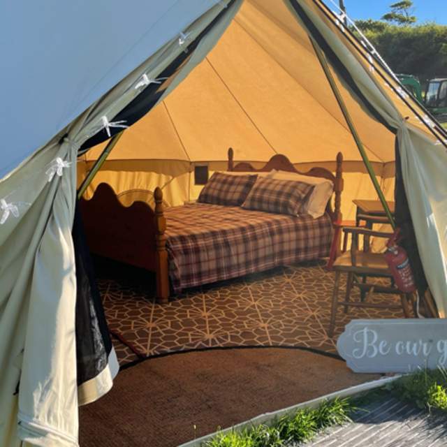 glamping tent