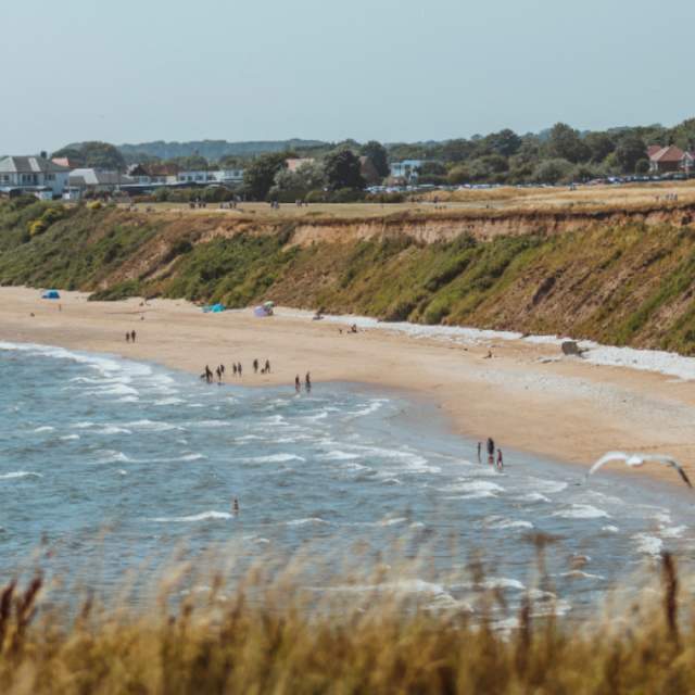 A view across Bridlington's north beach