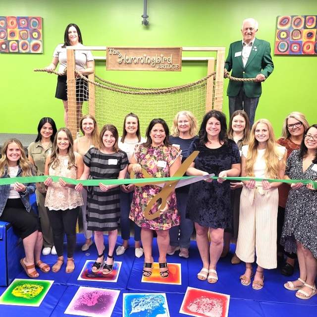 hummingbird ribbon cutting
