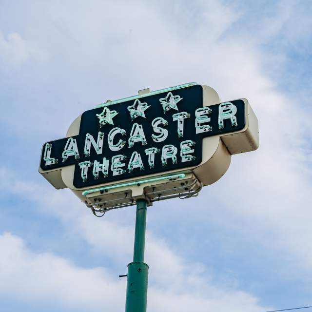 Lancaster Theater Neon Sign