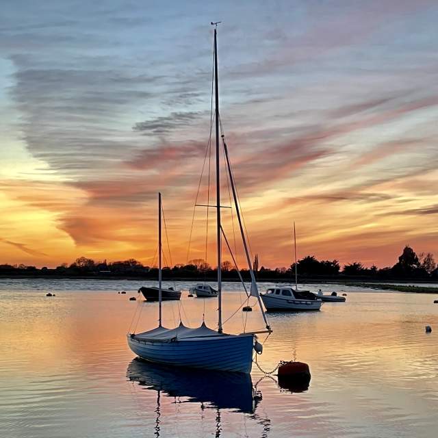 Chichester Harbour at Sunset