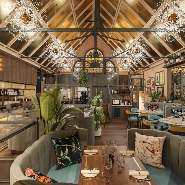 Interior of Piccolino, Chichester