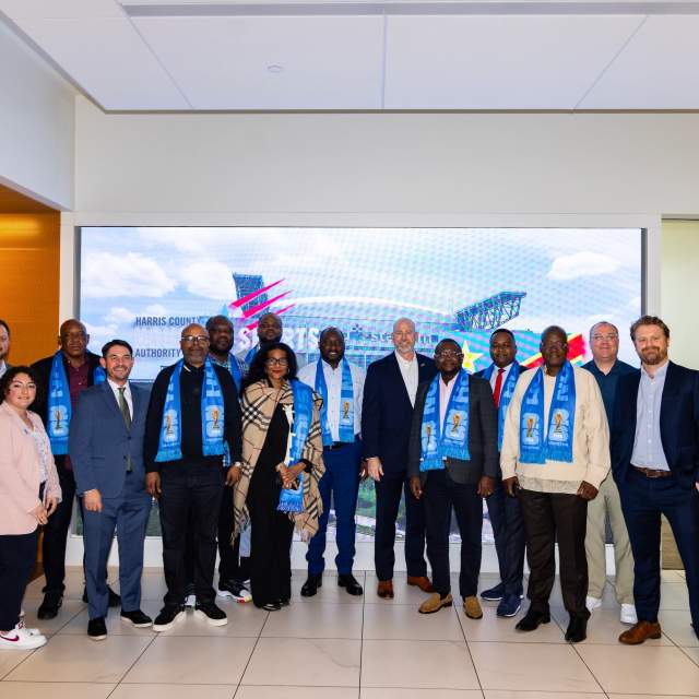 Democratic Republic of Congo delegation in Houston