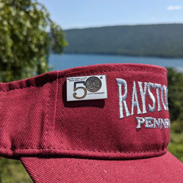 Raystown50 Hat pin