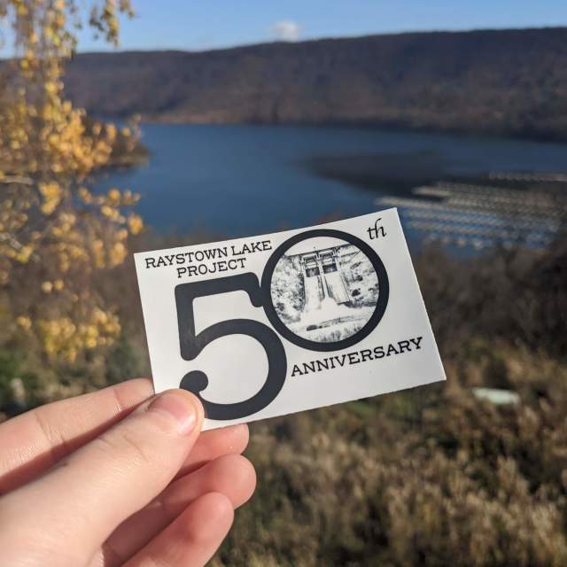 Raystown 50th Sticker