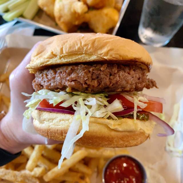 Goodland Pourhouse Vegan Burger