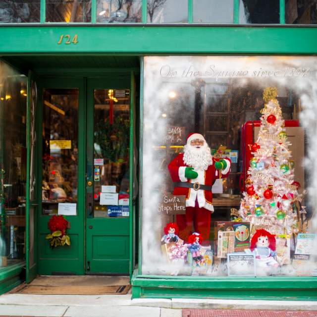 Harrison Bros- Christmas window