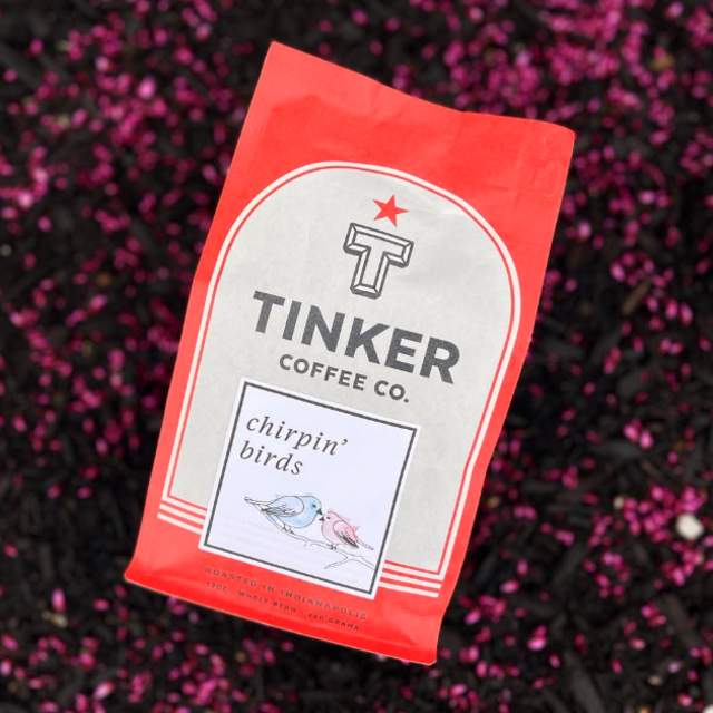 Tinker Coffee Spring Blend - A bouquet of plum, jasmine, and vanilla in a cup.