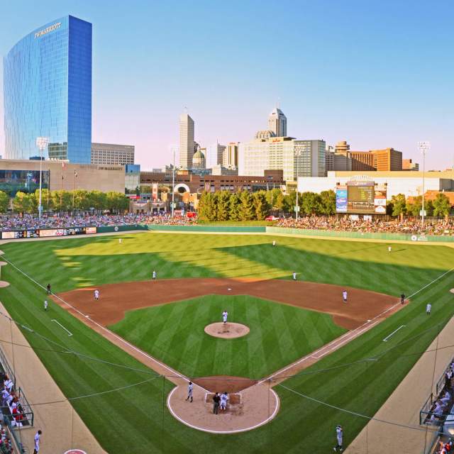 The Indianapolis Indians play home games at Victory Field