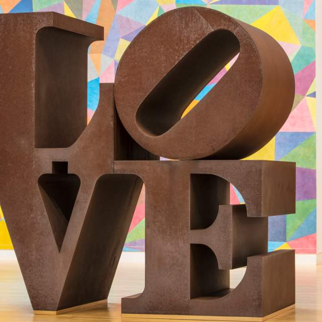 Robert Indiana's LOVE Sculpture