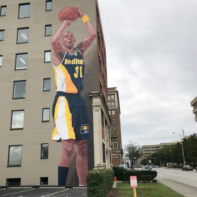 Reggie Miller Mural