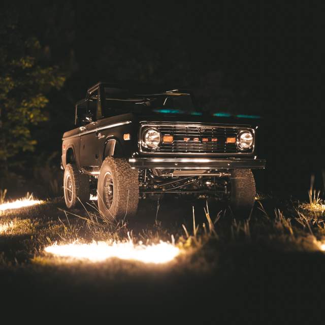 Early Bronco at Night