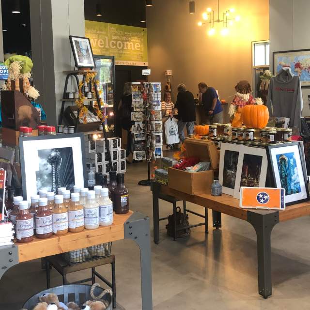 Visitors Center Interior of gift shop